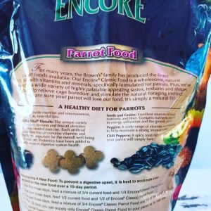 Classic Encore Parrot Food for sale.